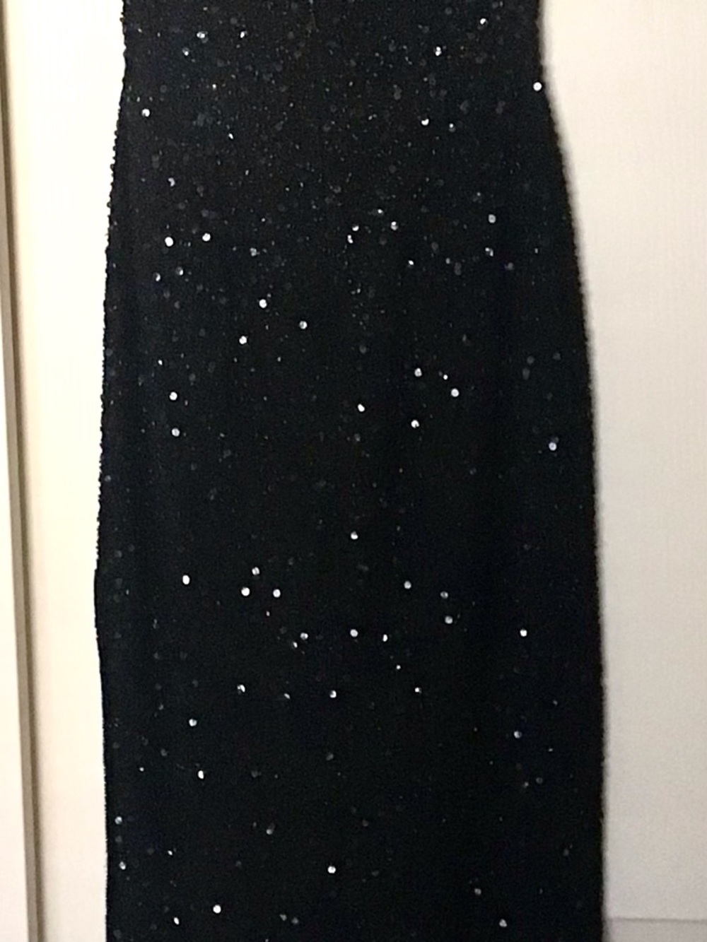 Scala Black Sequin Maxi Dress